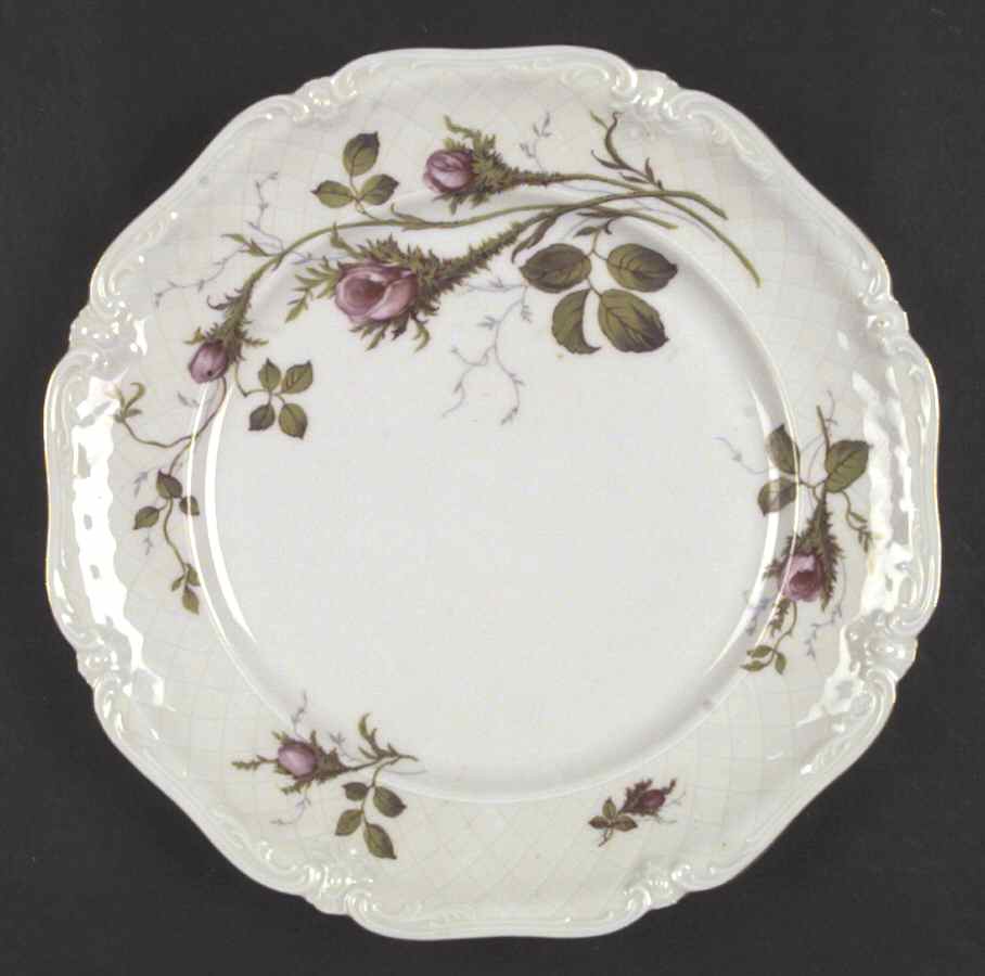 Rose Brier (White) Dinner Plate by Royal Heidelberg-1