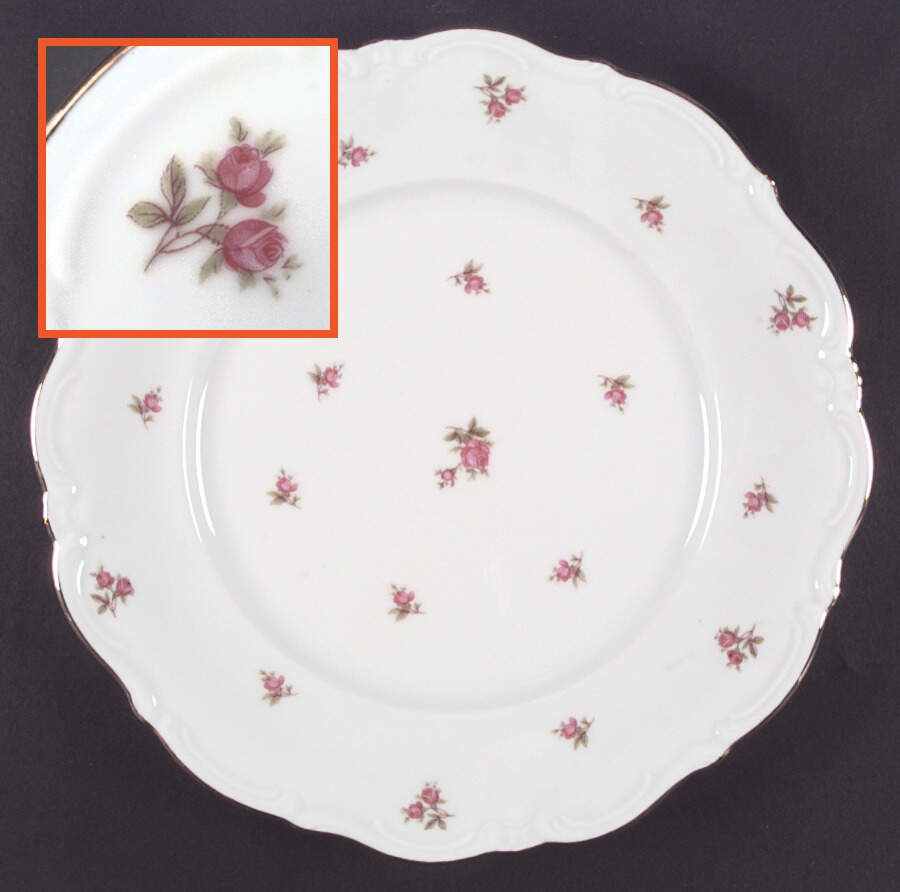 Rose Chintz Dinner Plate by Royal Heidelberg-1