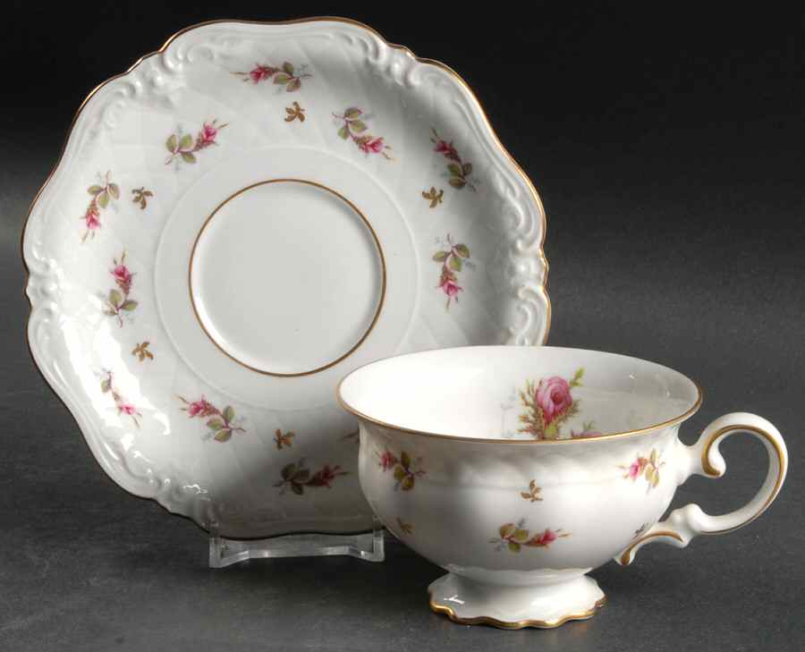 ROH1 Footed Cup & Saucer Set by Royal Heidelberg-1