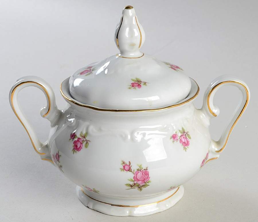 Rosebud Sugar Bowl & Lid by Royal Heidelberg-1