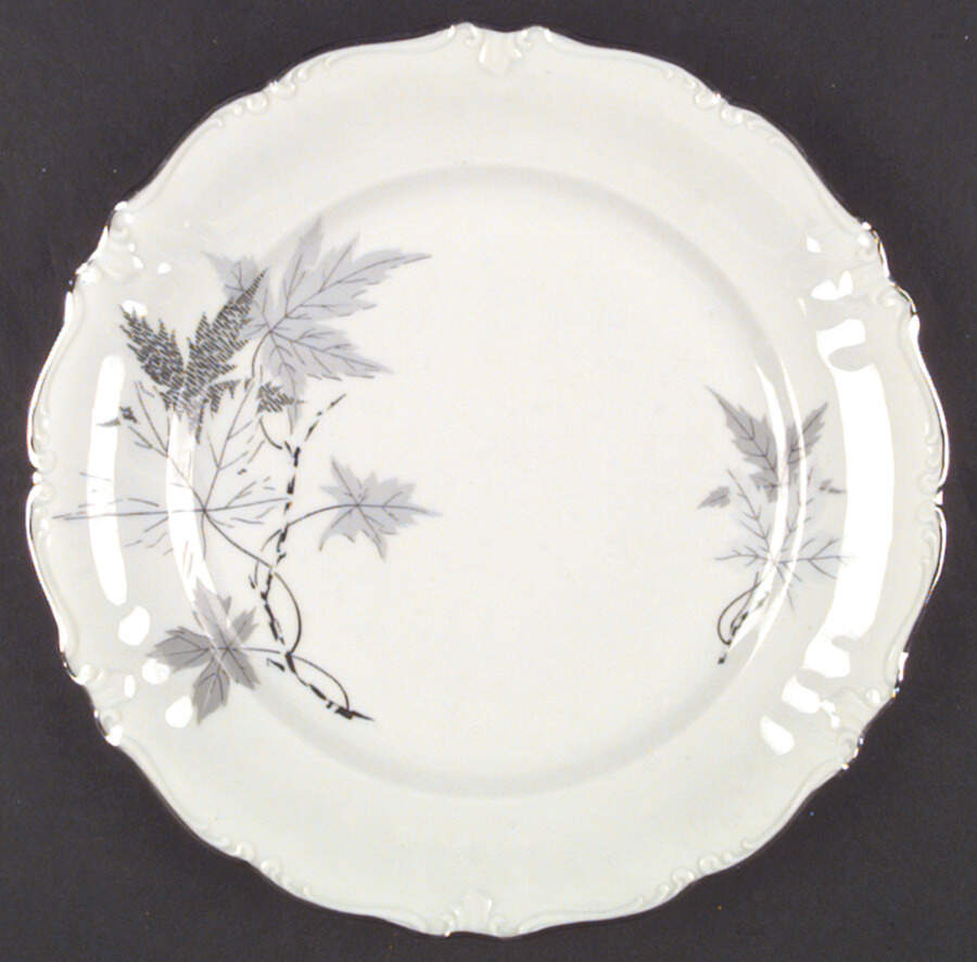 Silver Leaves Dinner Plate by Royal Heidelberg-1