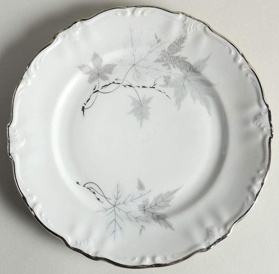 Silver Leaves Salad Plate by Royal Heidelberg-1