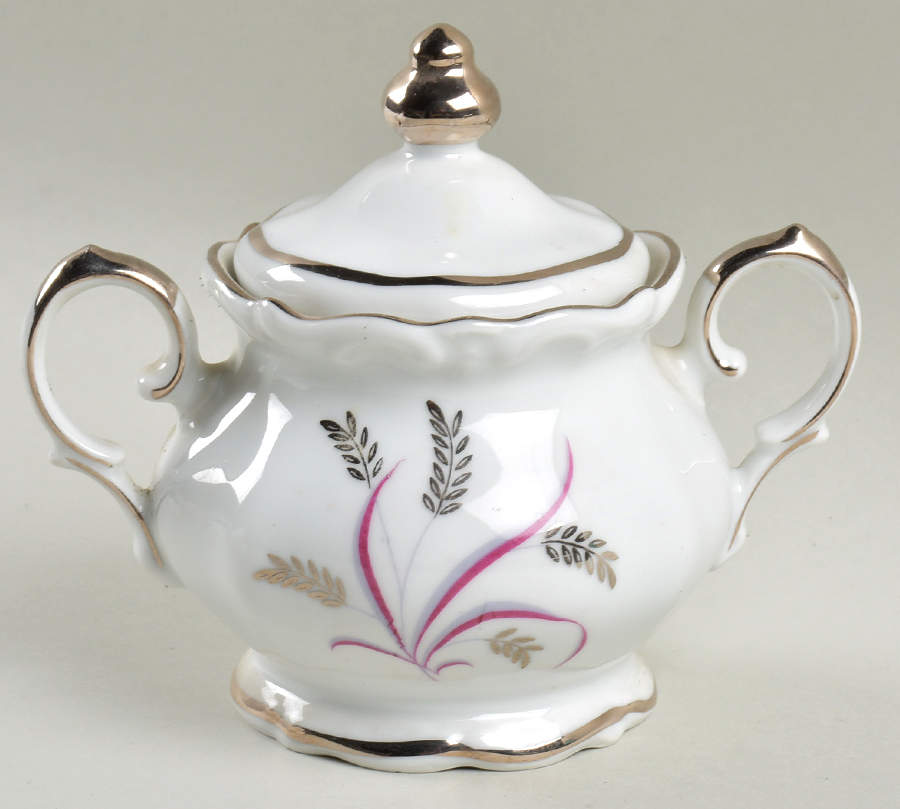 Silver Wheat Sugar Bowl & Lid by Royal Heidelberg-1