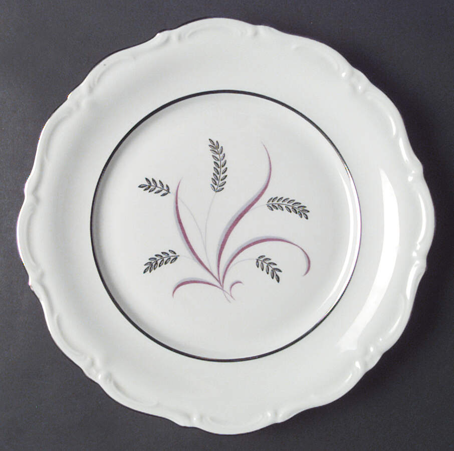 Silver Wheat Dinner Plate by Royal Heidelberg-1