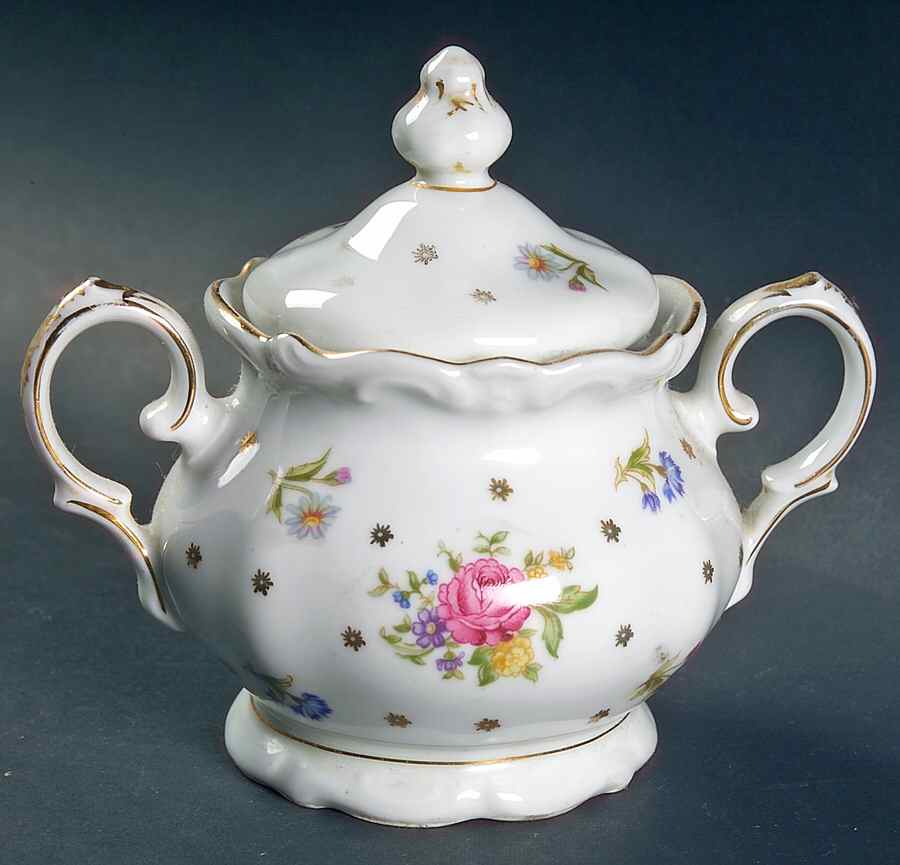 Springtime Sugar Bowl & Lid by Royal Heidelberg-1