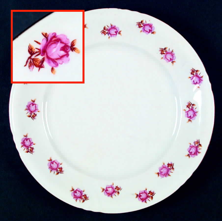 Valley Rose Dinner Plate by Royal Heidelberg-1