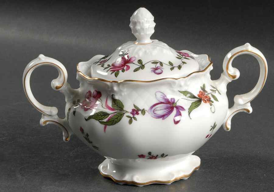 Victoria Sugar Bowl & Lid by Royal Heidelberg-1