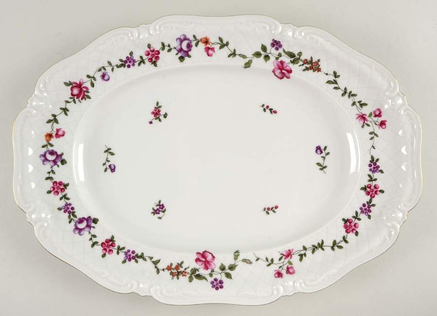 Victoria 14" Oval Serving Platter by Royal Heidelberg-1