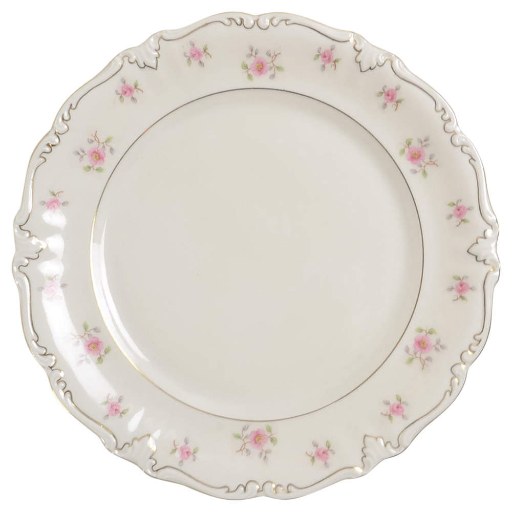 Wild Rose (No Floral Center with Verge) Dinner Plate by Royal Heidelberg-1