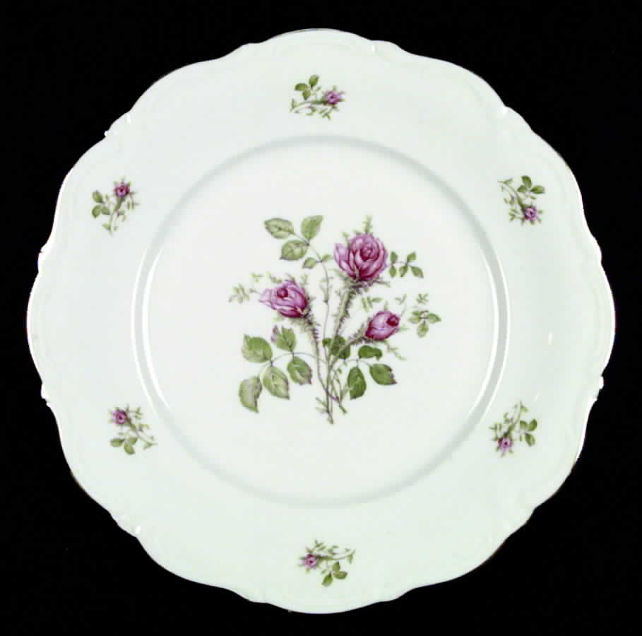Wild Rose (Floral Center) Dinner Plate by Royal Heidelberg-1