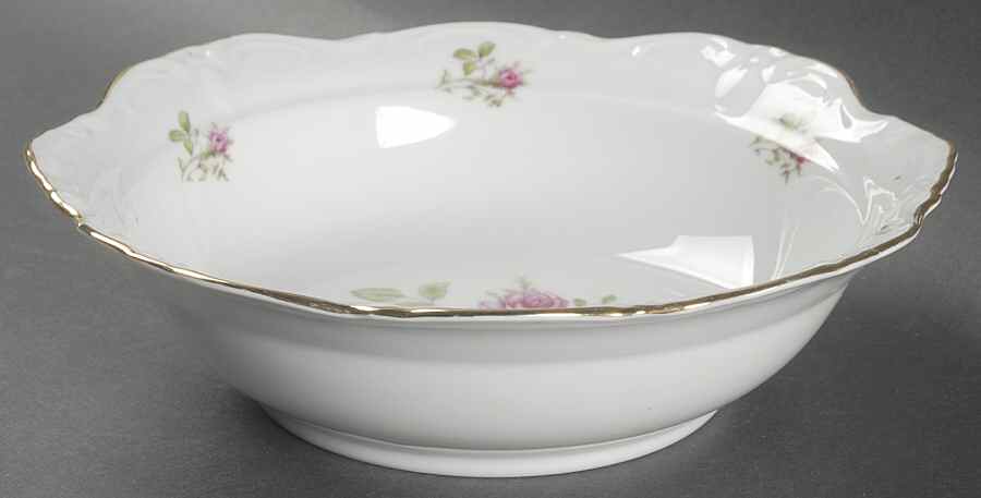 Wild Rose (Floral Center) 9" Round Vegetable Bowl by Royal Heidelberg-1