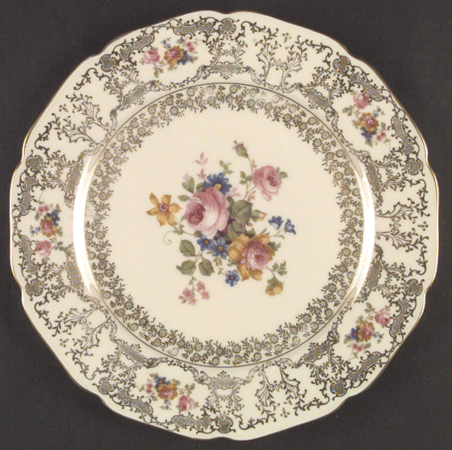 1061 Dinner Plate by Royal Ivory (Czech, Germany)-1
