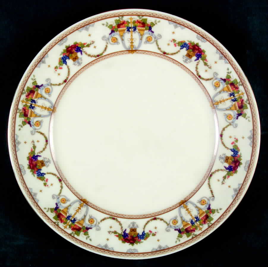2392 Dinner Plate by Royal Ivory (Czech, Germany)-1