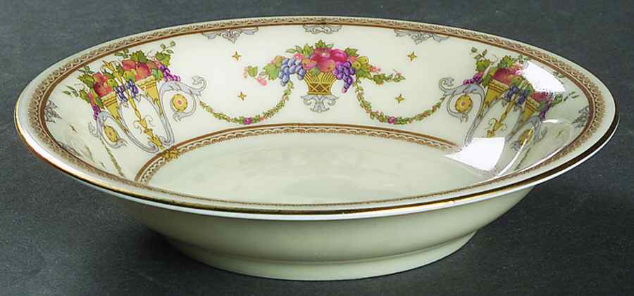 2392 Fruit/Dessert (Sauce) Bowl by Royal Ivory (Czech, Germany)-1