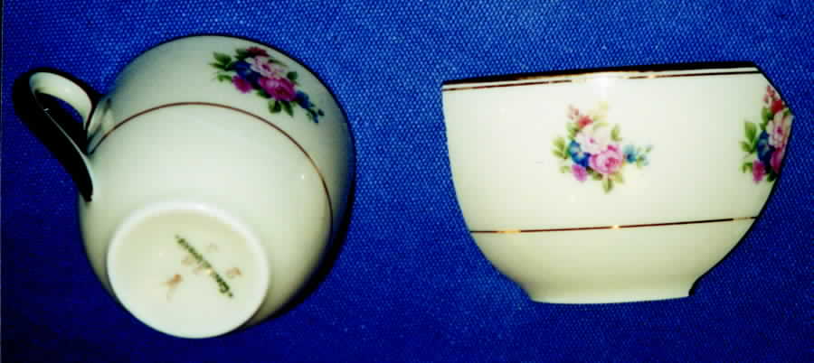 2497 Flat Cup by Royal Ivory (Czech, Germany)-1