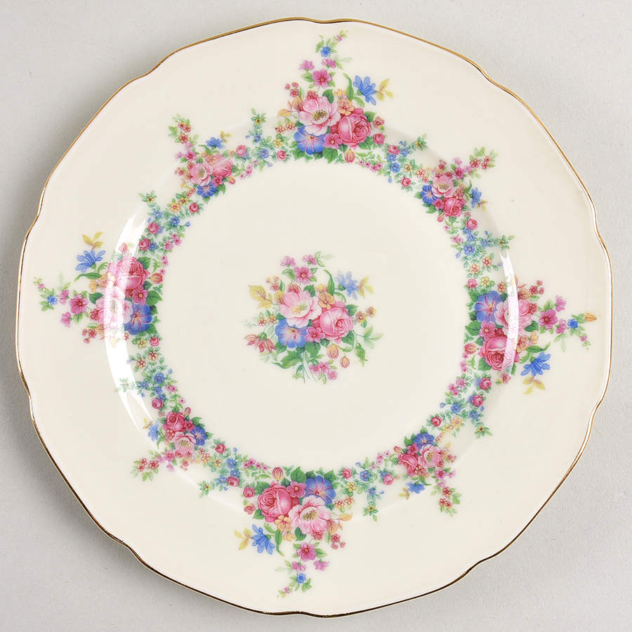 2661  Salad Plate by Royal Ivory (Czech, Germany)-1