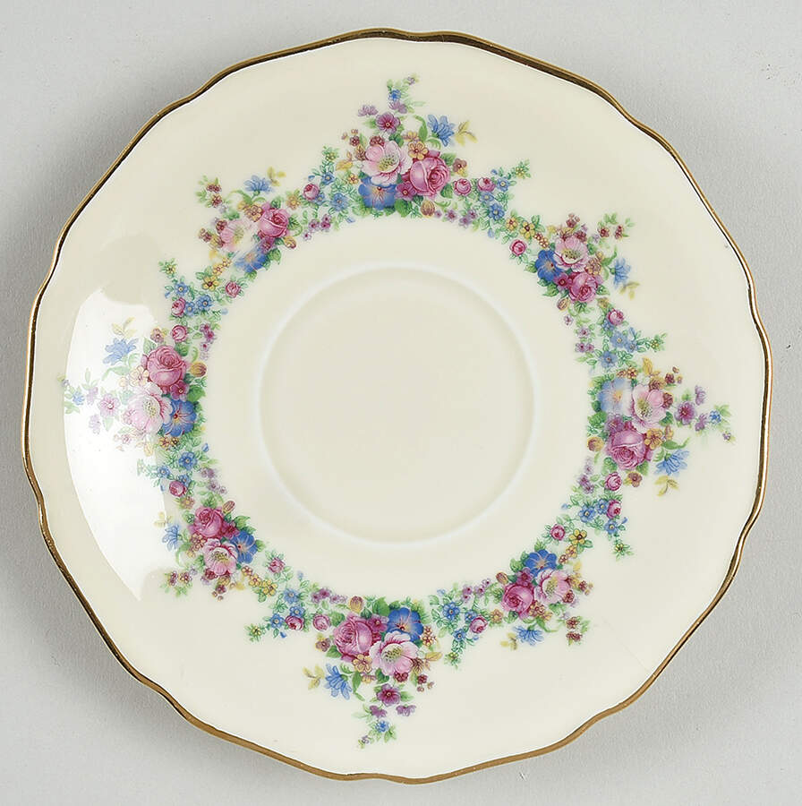 2661  Saucer by Royal Ivory (Czech, Germany)-1