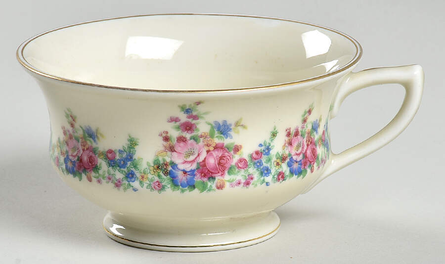 2661  Footed Cup by Royal Ivory (Czech, Germany)-1