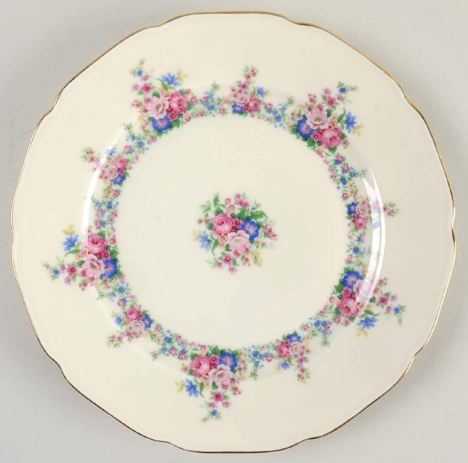 2661  Luncheon Plate by Royal Ivory (Czech, Germany)-1