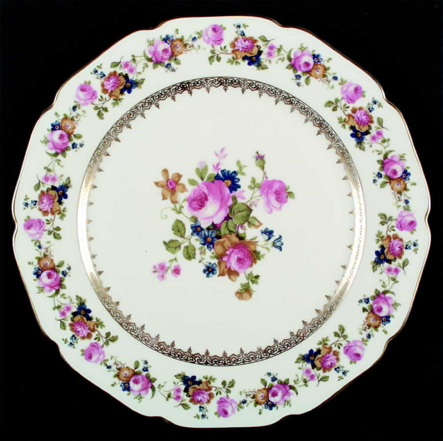 508 Dinner Plate by Royal Ivory (Czech, Germany)-1
