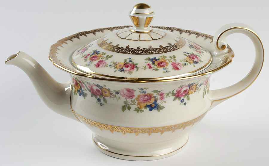 508 Teapot & Lid by Royal Ivory (Czech, Germany)-1