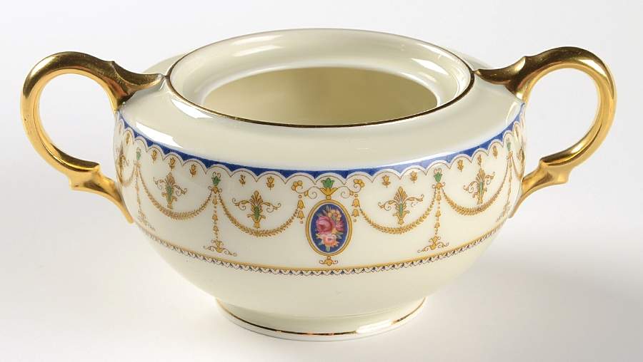 Adelphi Sugar Bowl No Lid by Royal Ivory (Czech, Germany)-1