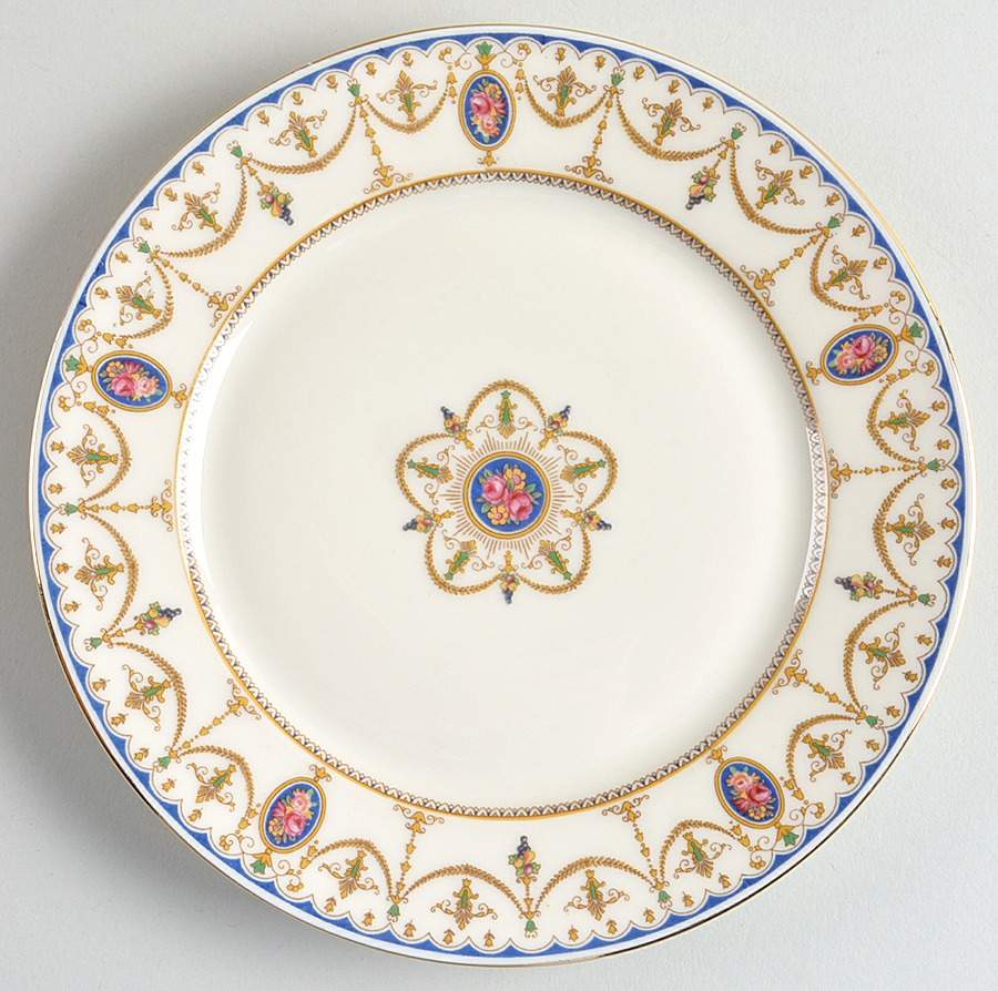 Adelphi Salad Plate by Royal Ivory (Czech, Germany)-1
