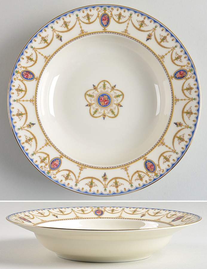 Adelphi Rim Soup Bowl by Royal Ivory (Czech, Germany)-1