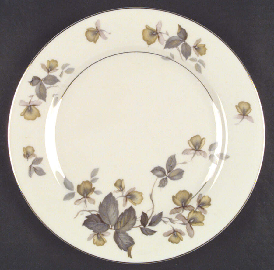 Autumn Dinner Plate by Royal Ivory (Czech, Germany)-1