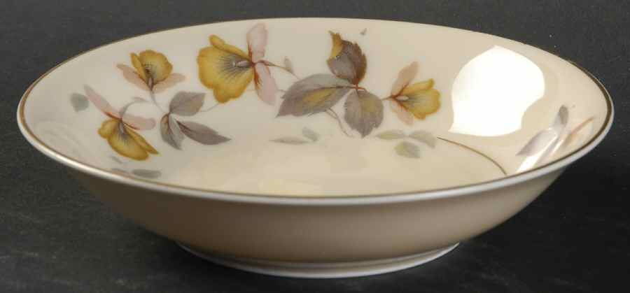 Autumn Fruit/Dessert (Sauce) Bowl by Royal Ivory (Czech, Germany)-1