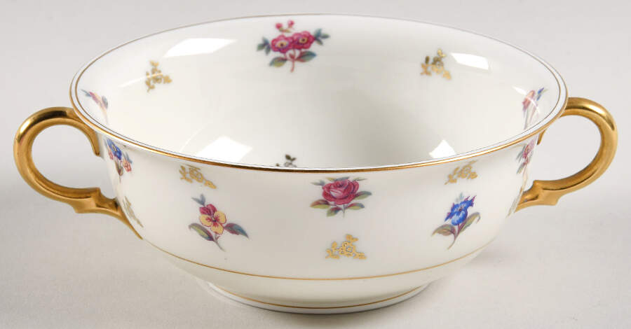 Biltmore Flat Cream Soup Bowl by Royal Ivory (Czech, Germany)-1