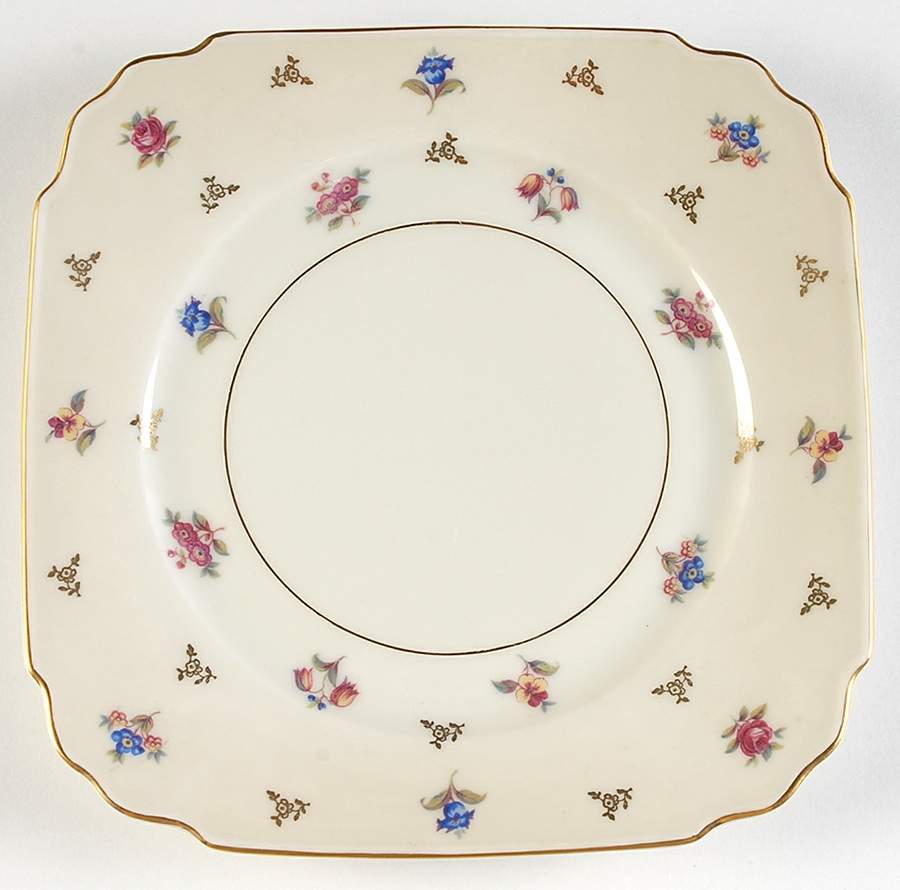 Biltmore Square Salad Plate by Royal Ivory (Czech, Germany)-1