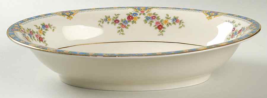 Chesly 10" Oval Vegetable Bowl by Royal Ivory (Czech, Germany)-1