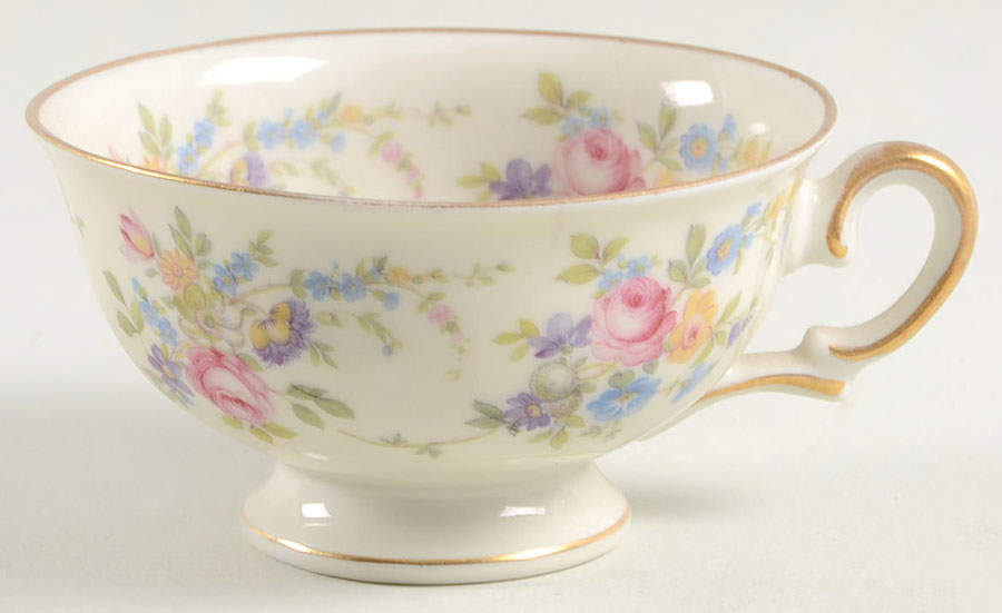 Claridge Footed Demitasse Cup by Royal Ivory (Czech, Germany)-1