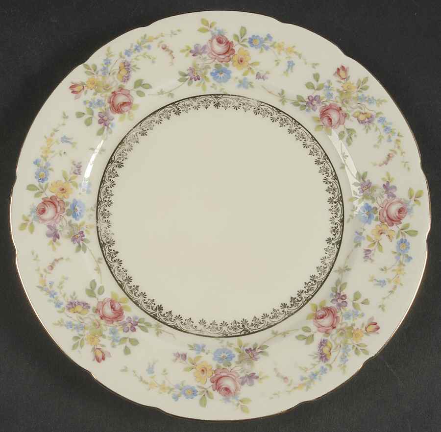 Claridge Salad Plate by Royal Ivory (Czech, Germany)-1