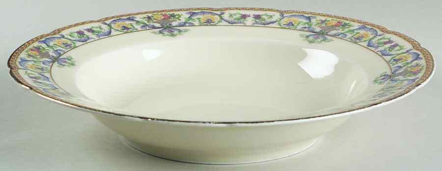 The Copley Rim Soup Bowl by Royal Ivory (Czech, Germany)-1