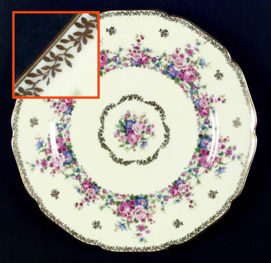 Countess Dinner Plate by Royal Ivory (Czech, Germany)-1