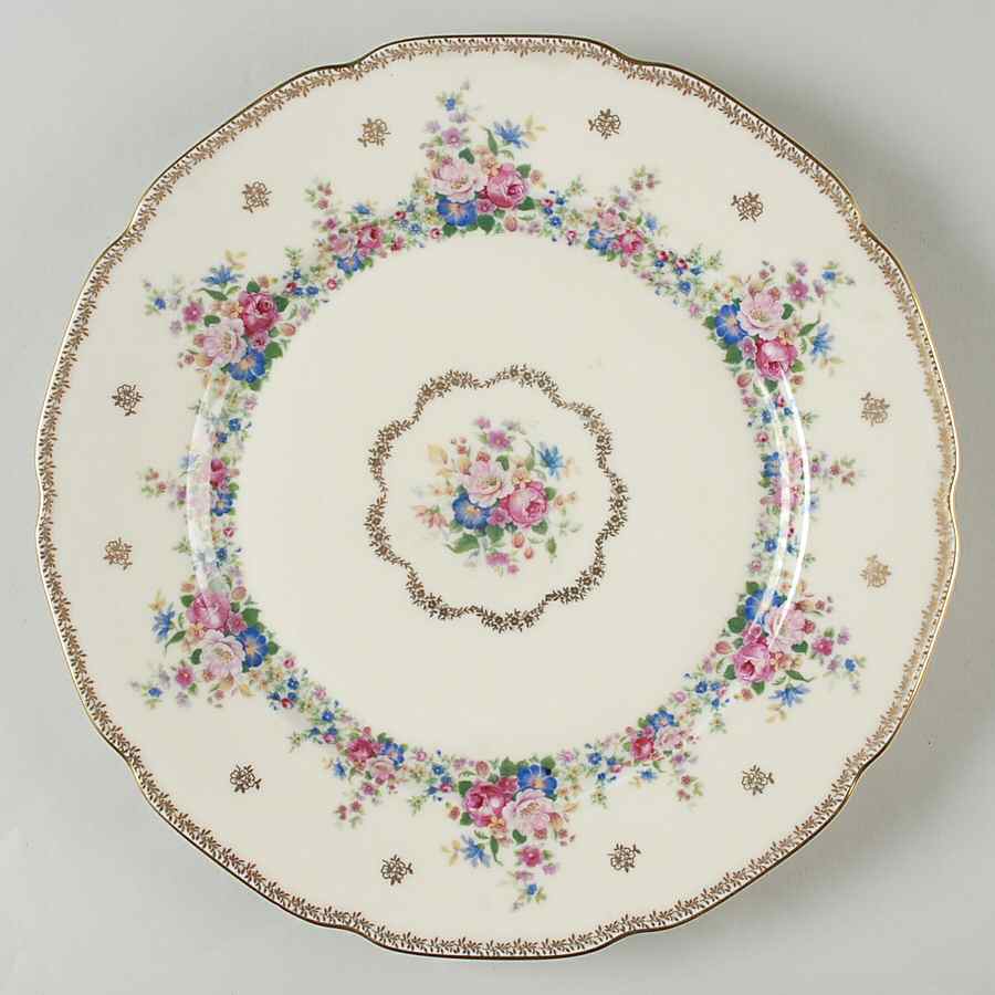 Countess 12" Chop Plate (Round Platter) by Royal Ivory (Czech, Germany)-1