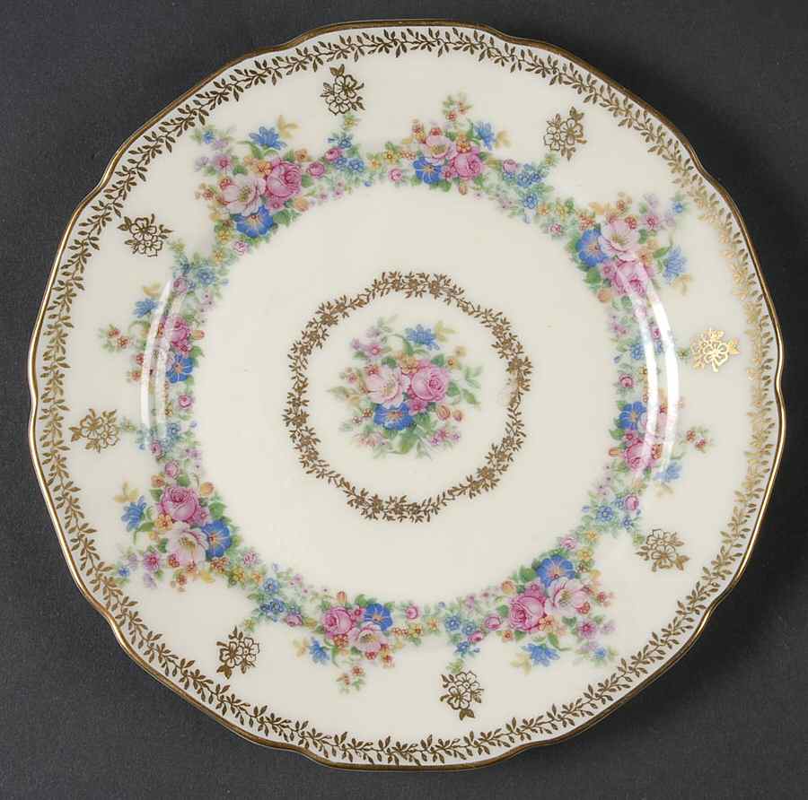 Countess Bread & Butter Plate by Royal Ivory (Czech, Germany)-1