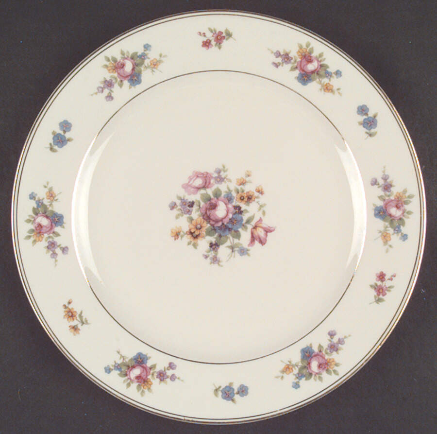 June Roses Dinner Plate by Royal Ivory (Czech, Germany)-1