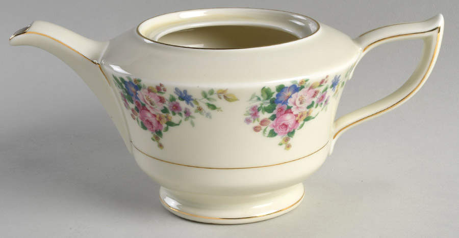 Madeline Teapot No Lid by Royal Ivory (Czech, Germany)-1