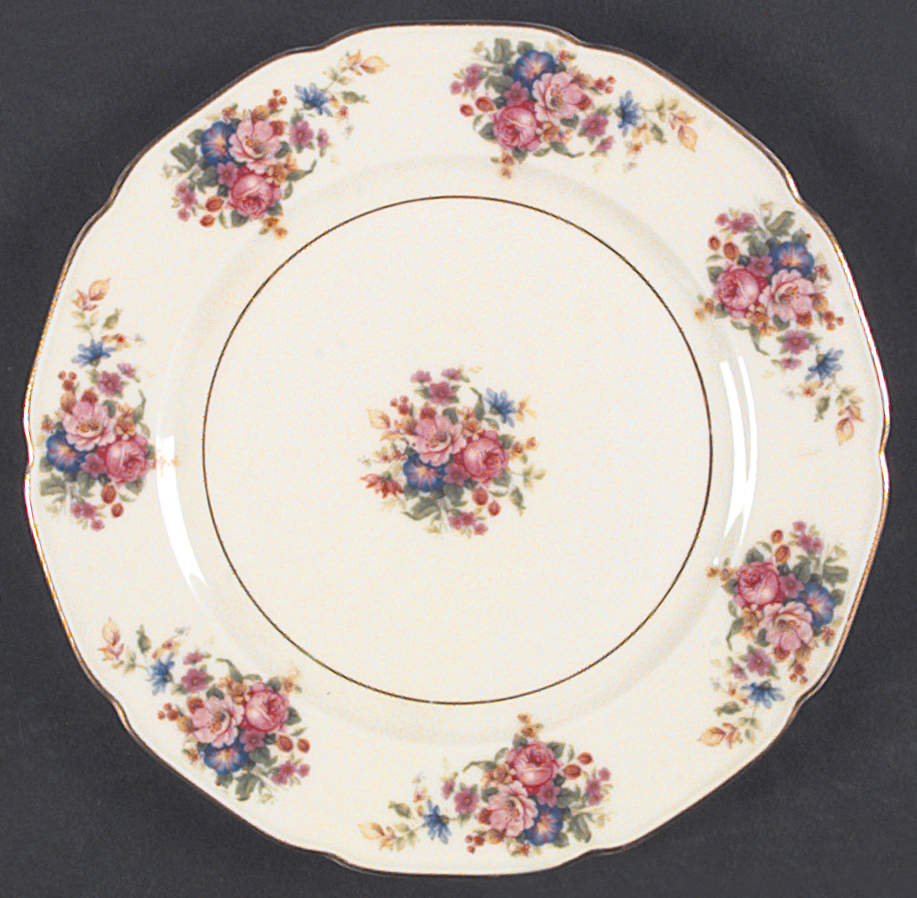 Madeline Salad Plate by Royal Ivory (Czech, Germany)-1