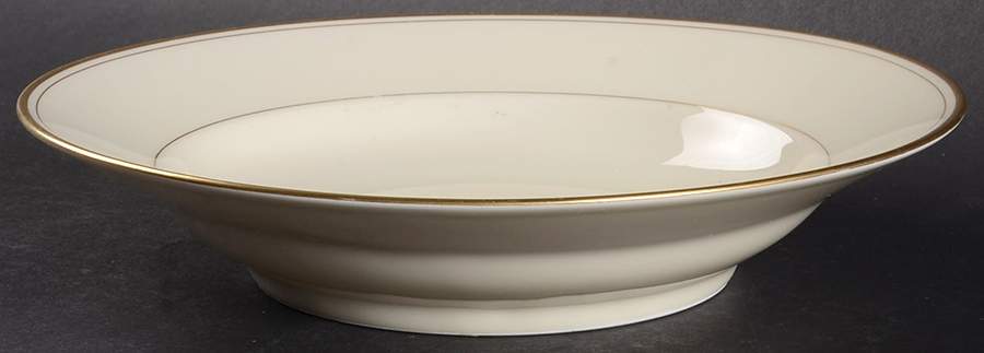 Marlborough Rim Soup Bowl by Royal Ivory (Czech, Germany)-1