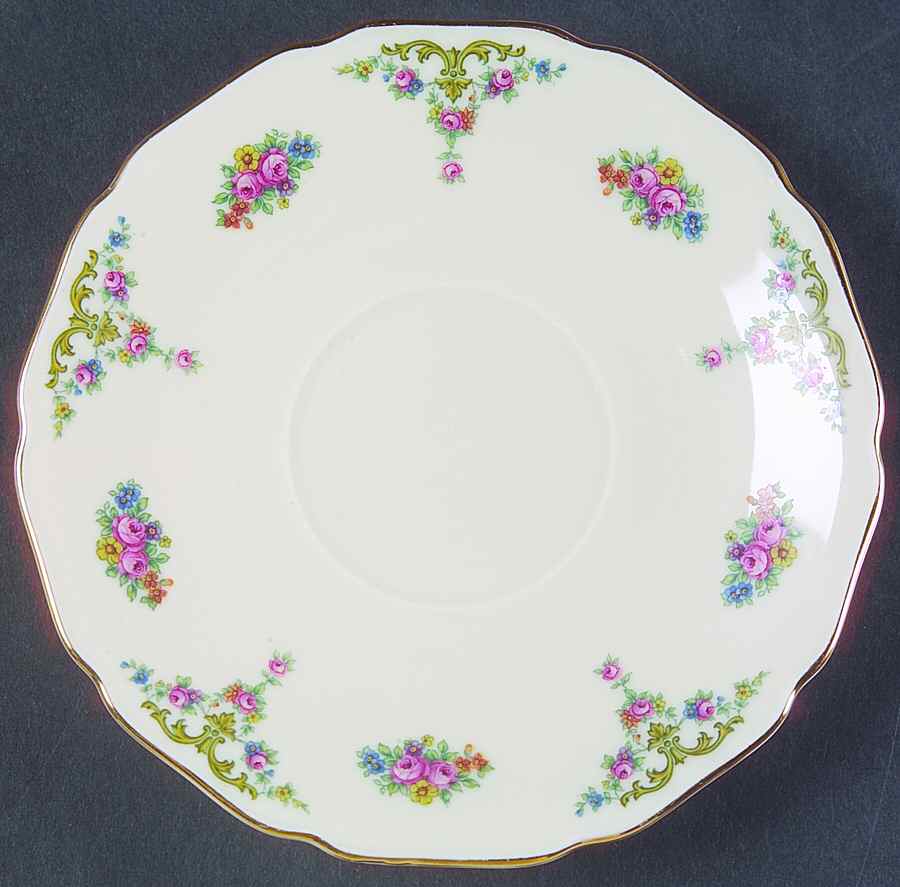 The Myrtle Saucer by Royal Ivory (Czech, Germany)-1