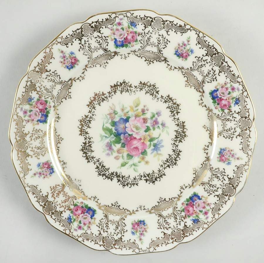 Noblesse Dinner Plate by Royal Ivory (Czech, Germany)-1
