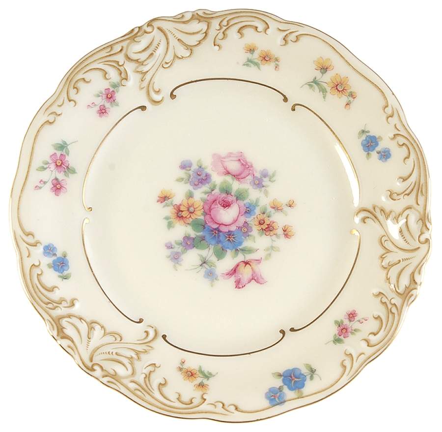 Renaissance Bread & Butter Plate by Royal Ivory (Czech, Germany)-1