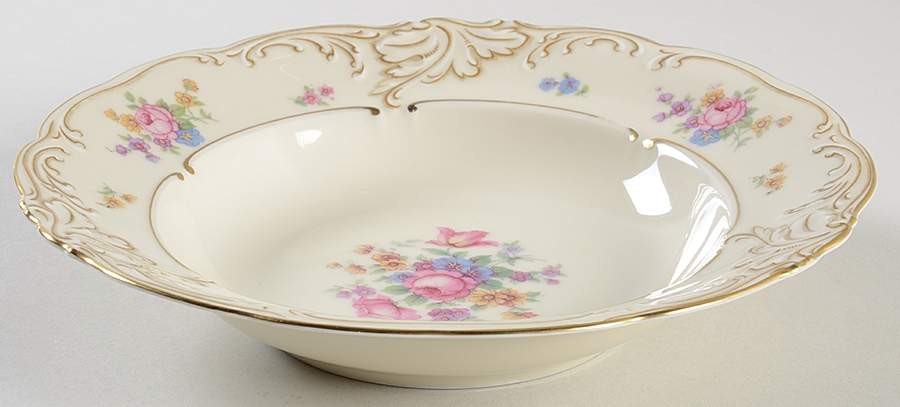 Renaissance Rim Soup Bowl by Royal Ivory (Czech, Germany)-1