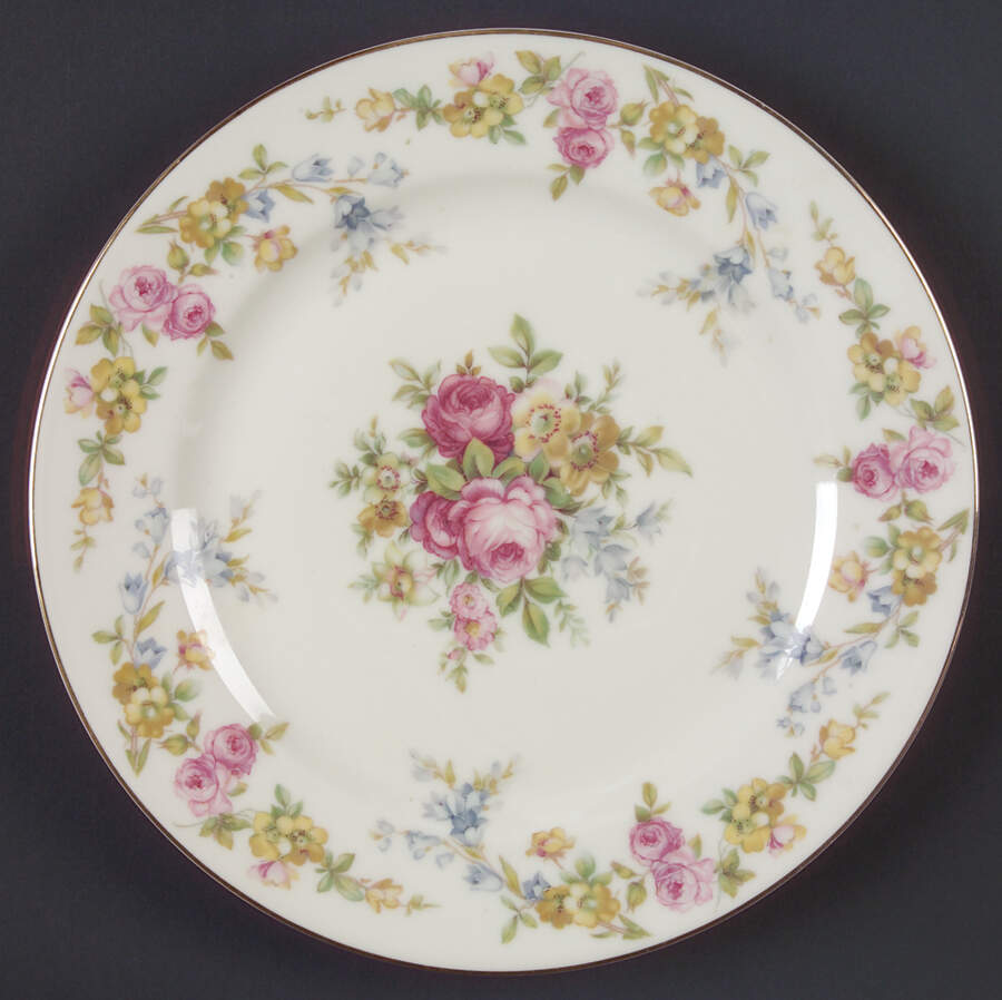 Riviera Dinner Plate by Royal Ivory (Czech, Germany)-1