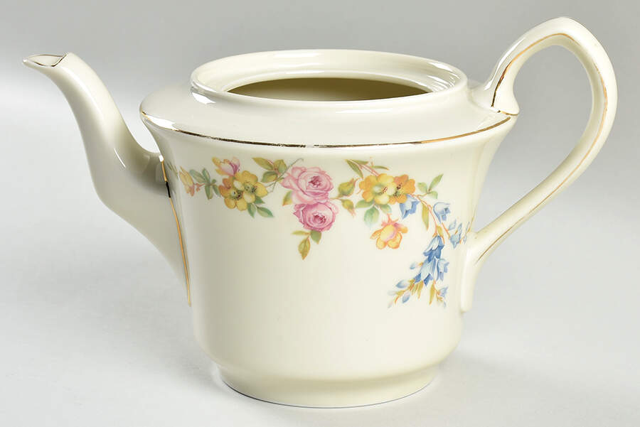 Riviera Teapot No Lid by Royal Ivory (Czech, Germany)-1