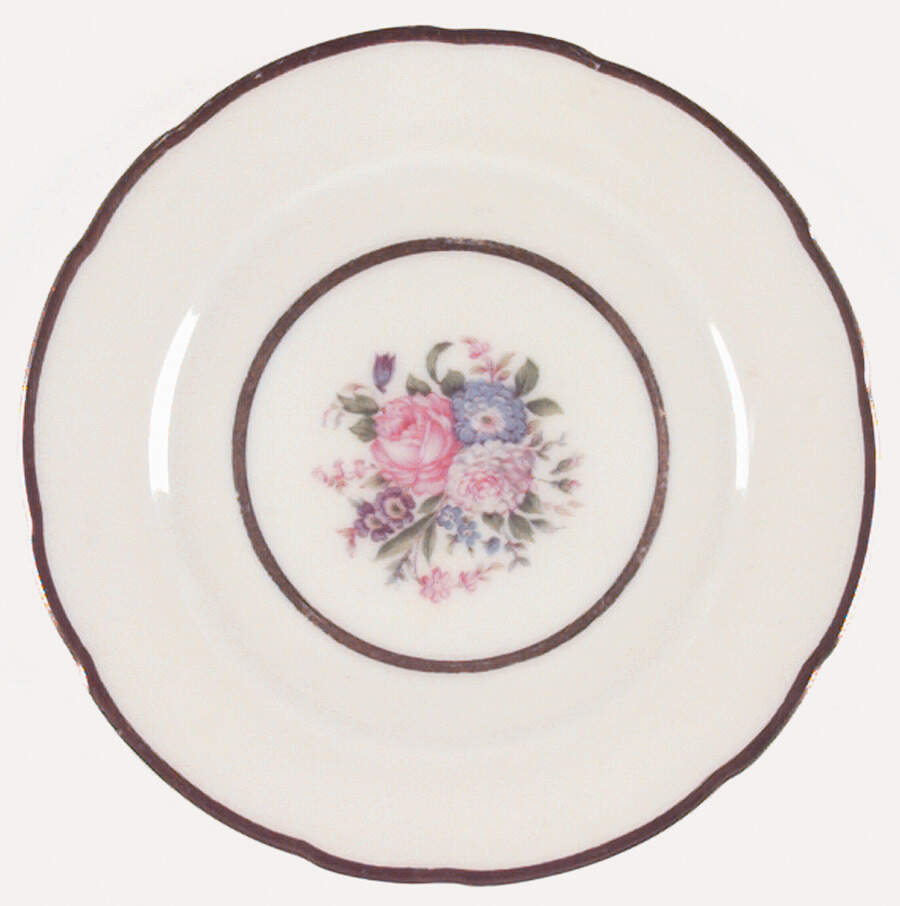 Riviera (James) Bread & Butter Plate by Royal Ivory (Czech, Germany)-1